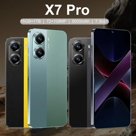 POCO X7 Pro 5G EU Version Smartphone 12GB+512GB RAM7.3 Inch AMOLED Screen 8000mAh Battery 108MP German Multilingual 5G Phone